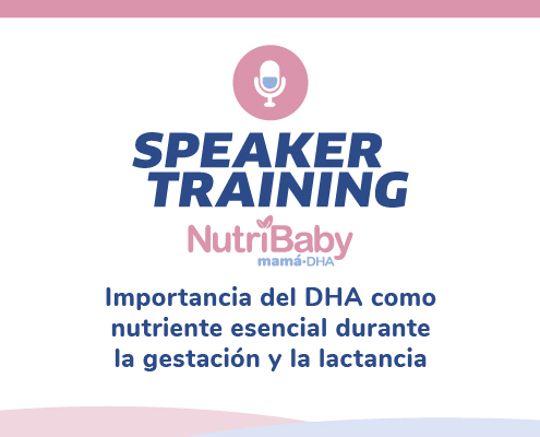 NutriBaby mamá DHA Speaker Training