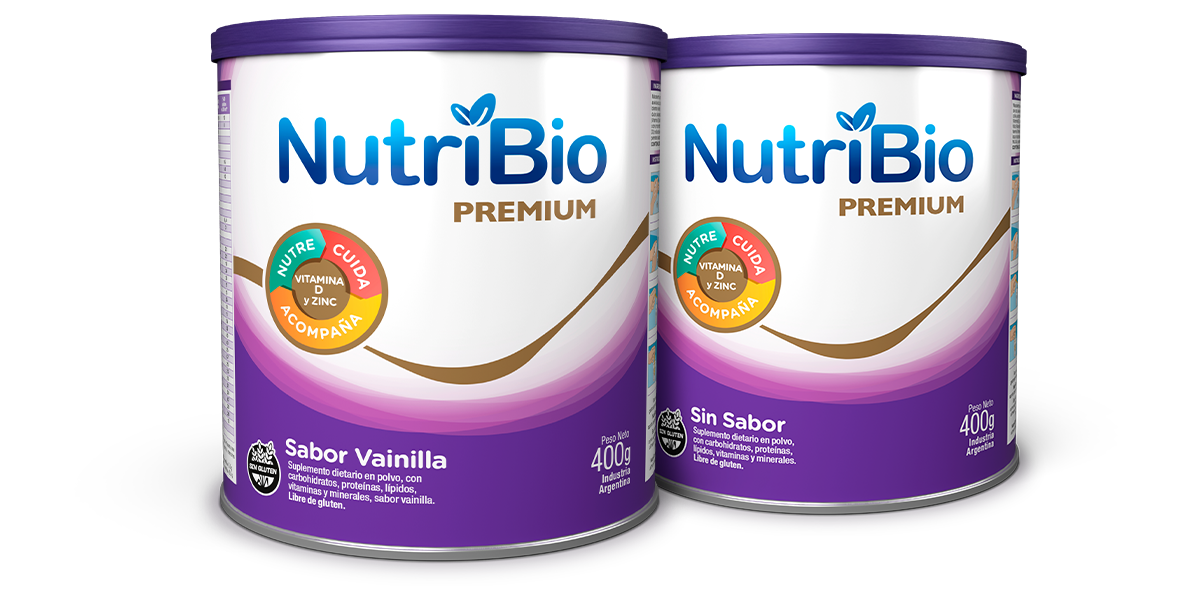 NutriBio sabor vainilla y sin sabor